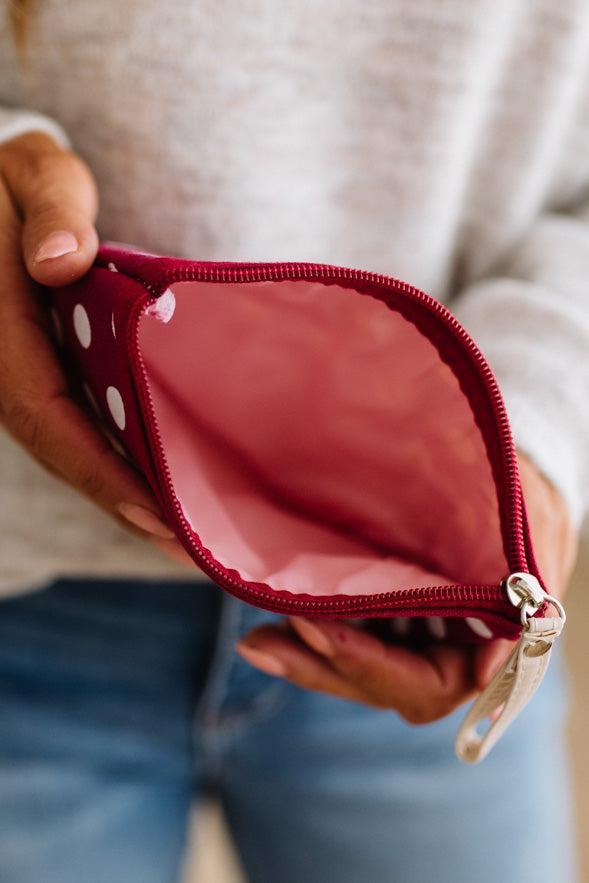 Polka Dot Mini Clutch