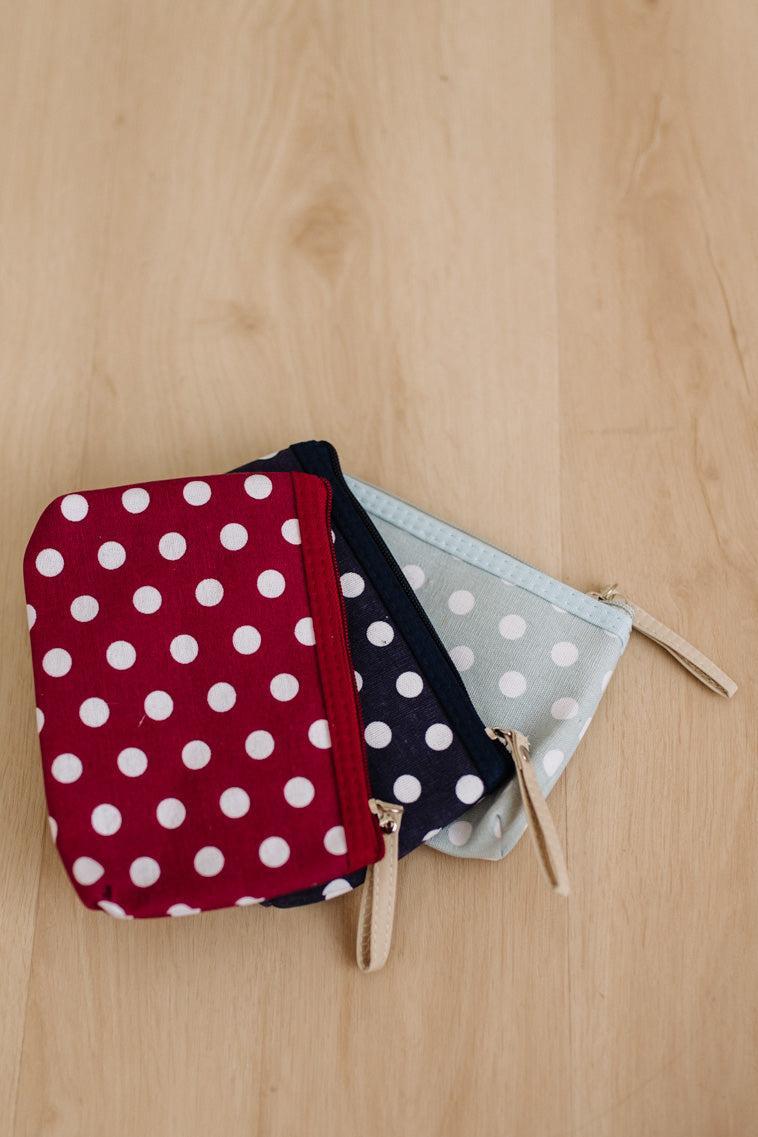 Polka Dot Mini Clutch