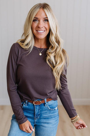 Polly Ribbed Essential Tee