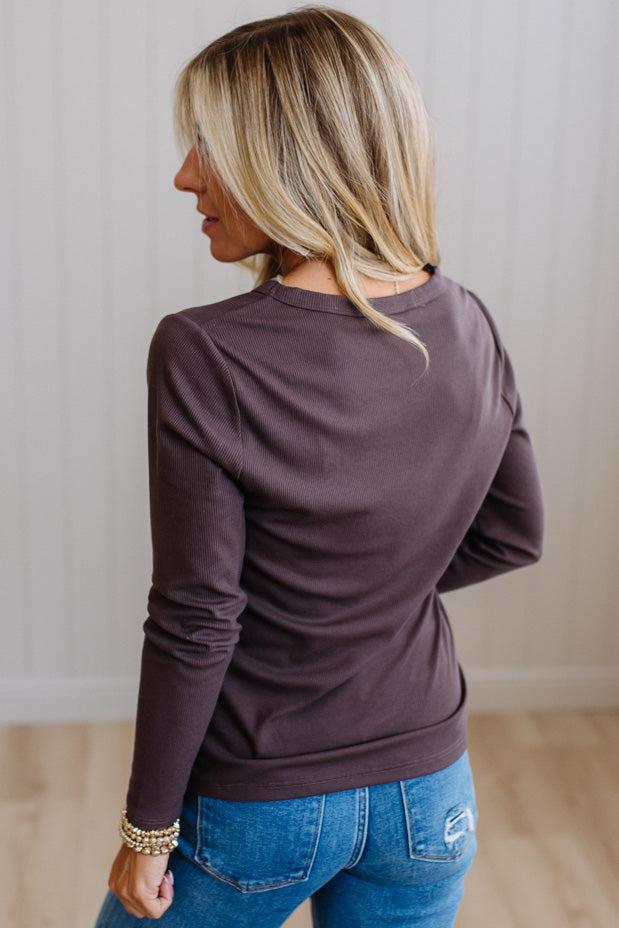 Polly Ribbed Essential Tee