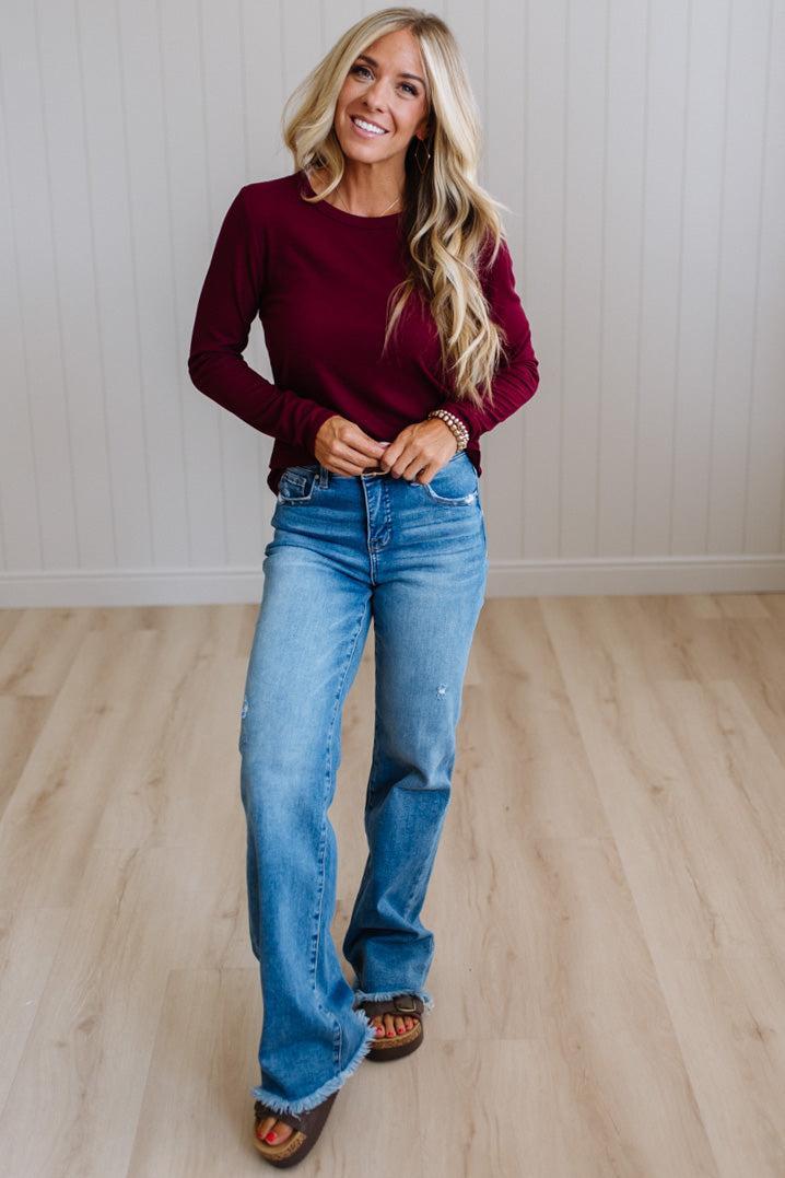 Polly Ribbed Essential Tee