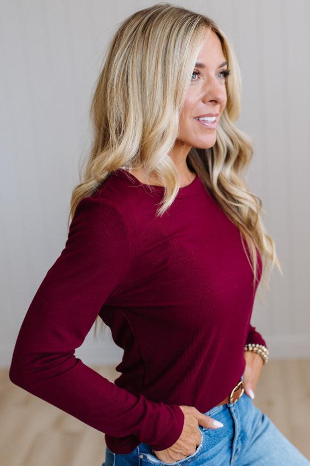 Polly Ribbed Essential Tee