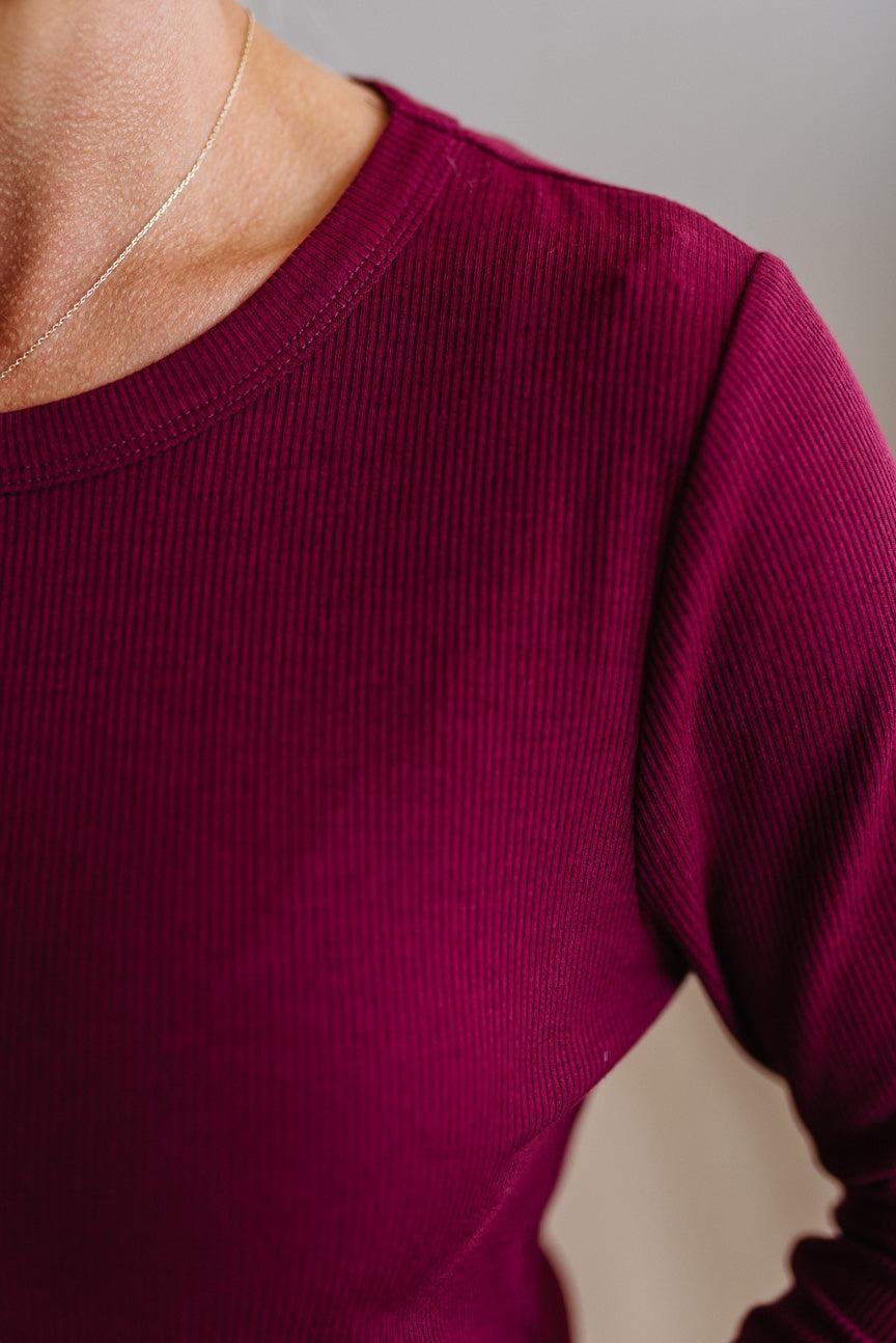 Polly Ribbed Essential Tee