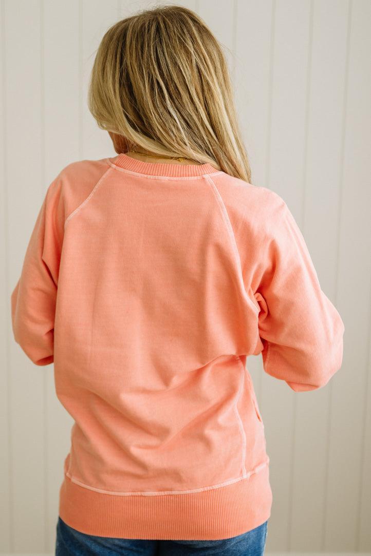 Ribbed Accent Pocketed Pullover