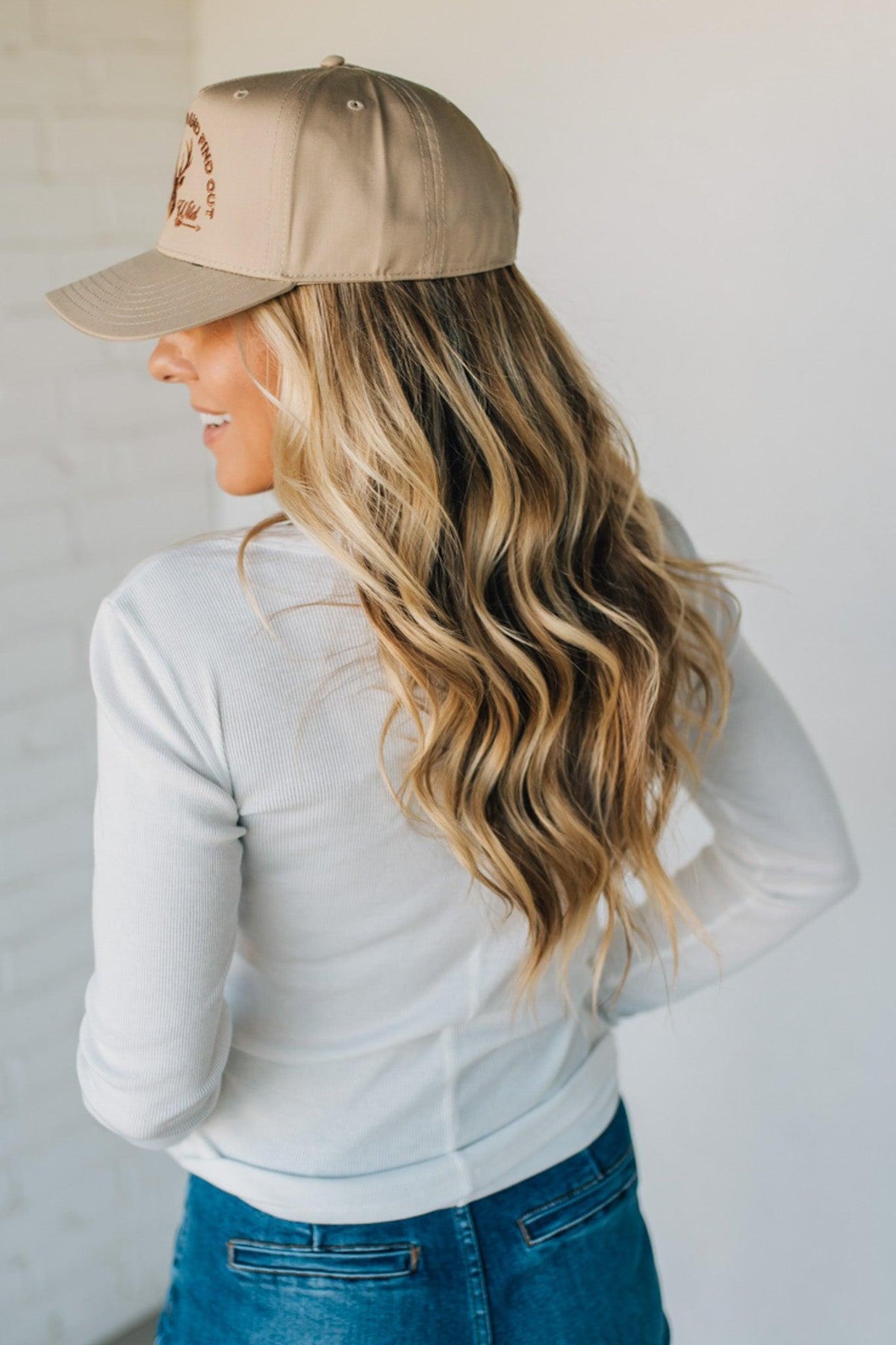 Ribbed Snap Henley Top