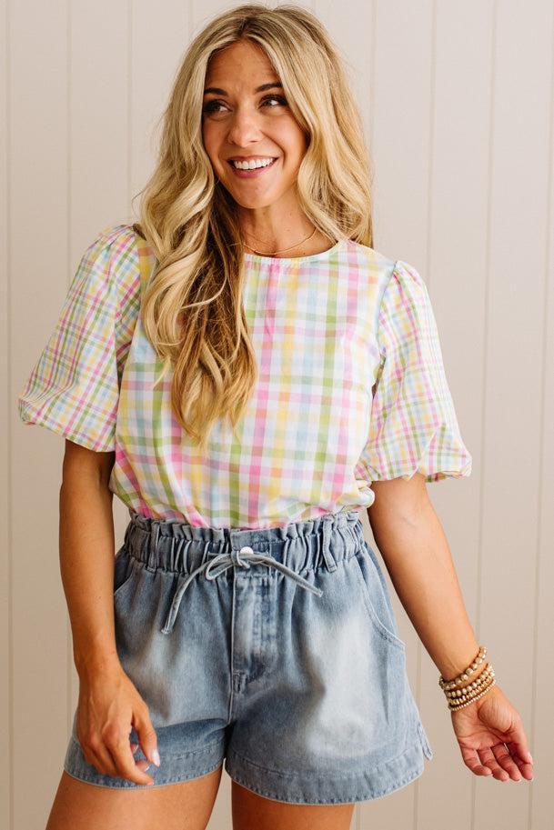 Robi Tie Front Paperbag Shorts - SO ME