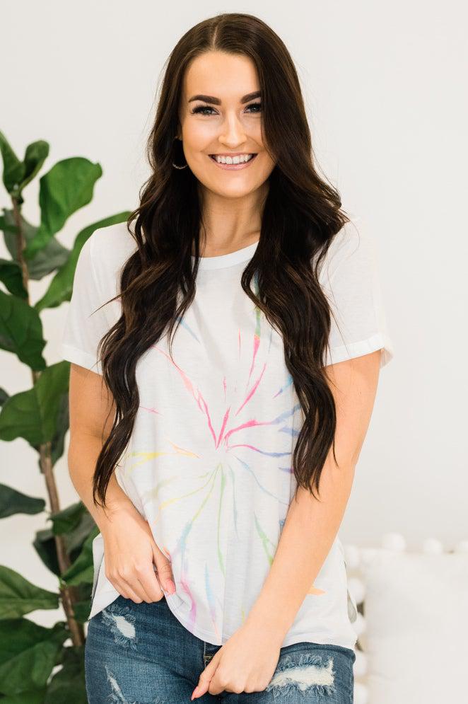 Spiral Dye Tee | Clearance