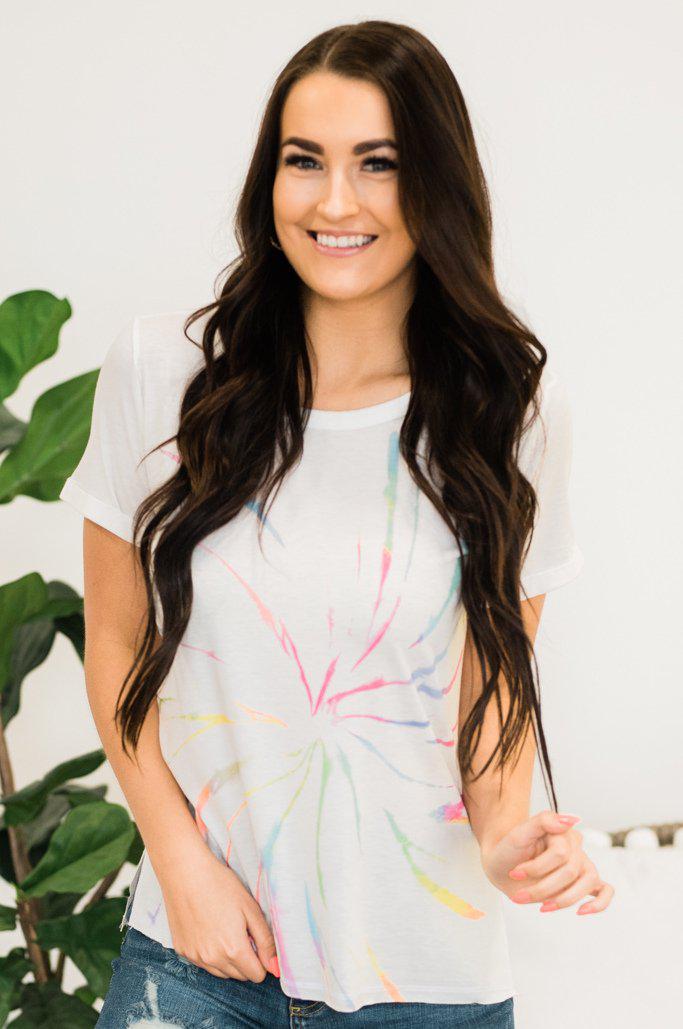 Spiral Dye Tee | Clearance