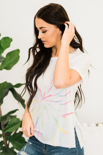 Spiral Dye Tee | Clearance