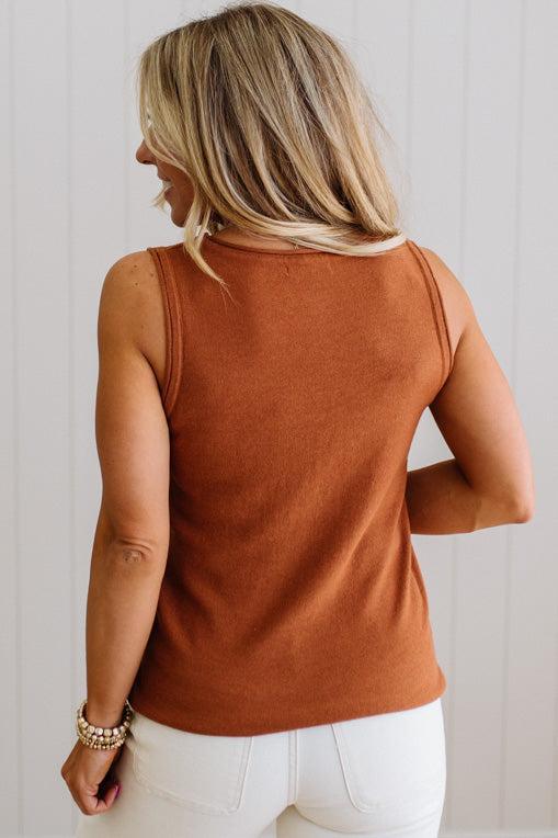 Sabre Sleeveless Solid Sweater