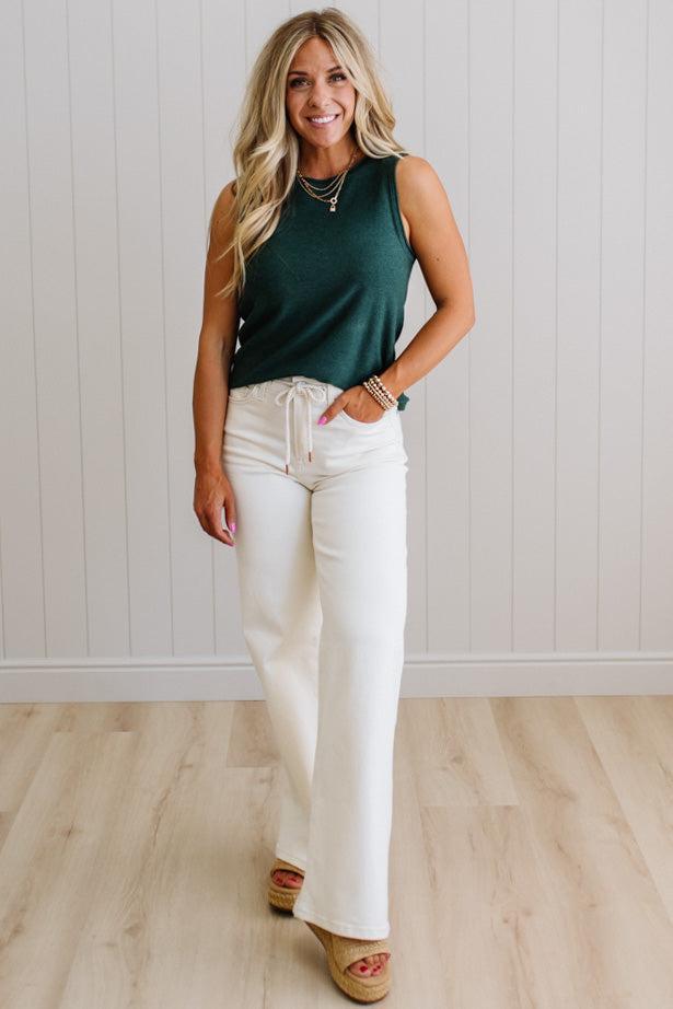 Sabre Sleeveless Solid Sweater