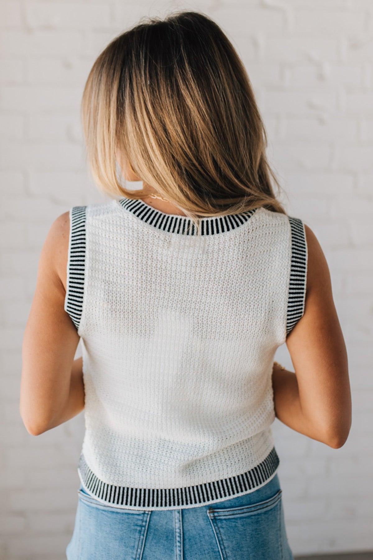 Scoop Neck Accent Tank