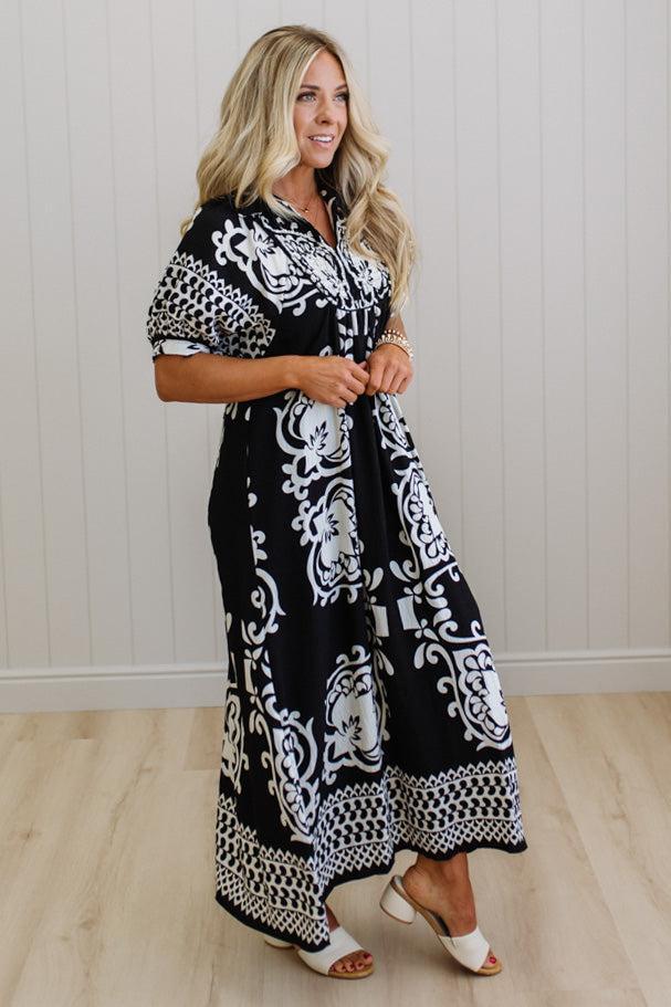 Shirley Printed Smocked Dress