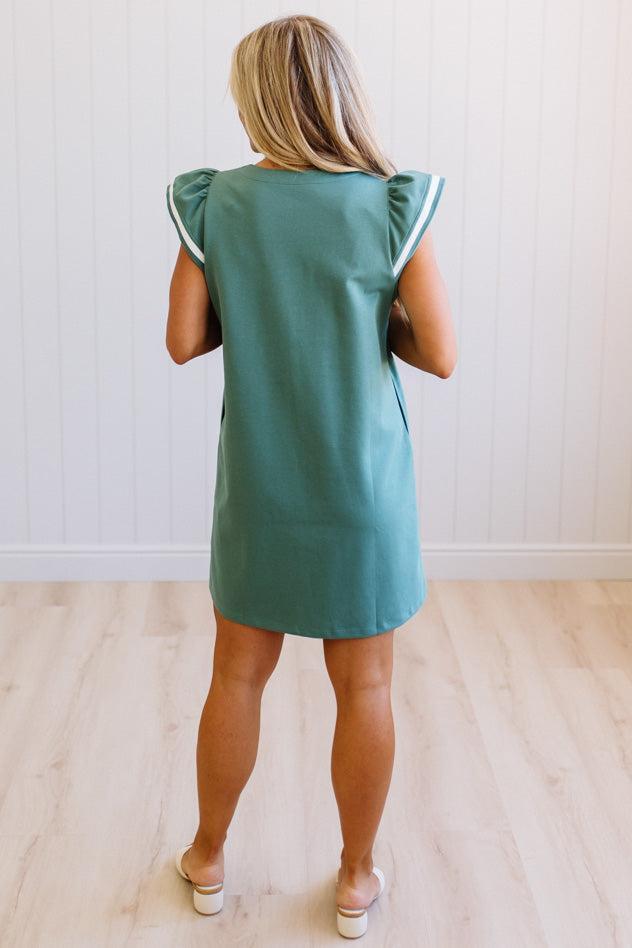 Sienne Sporty Stripe Band Dress
