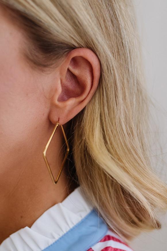 Square Hoop Earrings