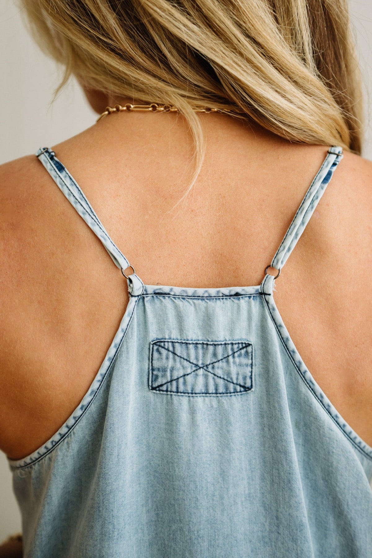Stone Washed Mini Dress