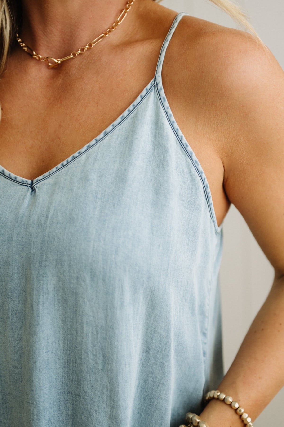 Stone Washed Mini Dress