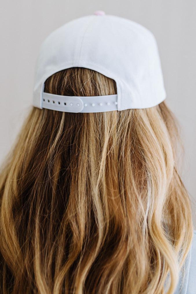 Striped Brim USA Trucker Hat