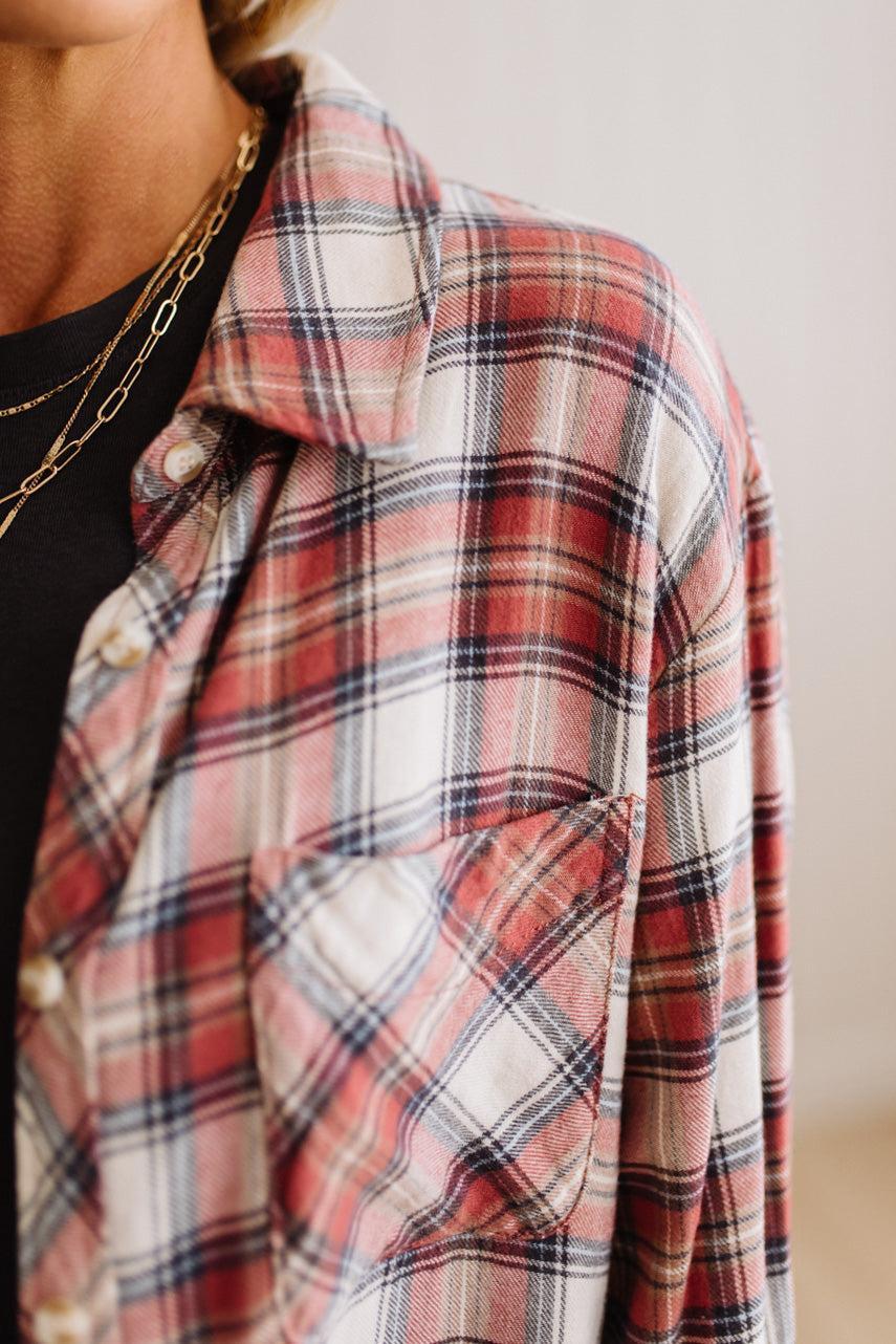 Tess Flannel Plaid Top