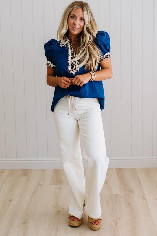 Texi Leopard Accent Top