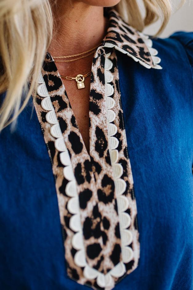 Texi Leopard Accent Top