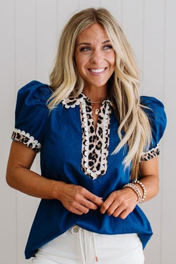 Texi Leopard Accent Top