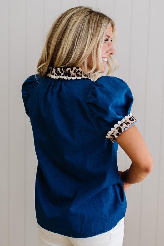 Texi Leopard Accent Top