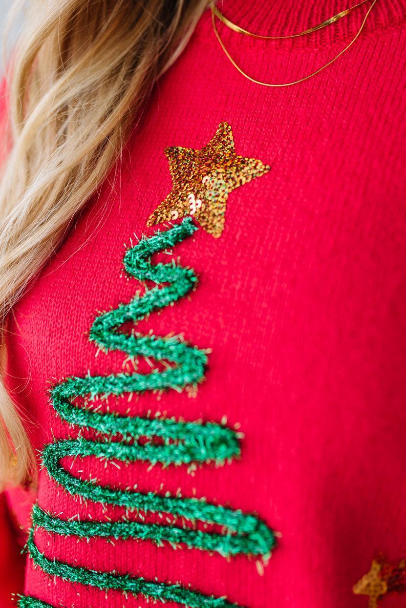 Tinsel Tree Sweater