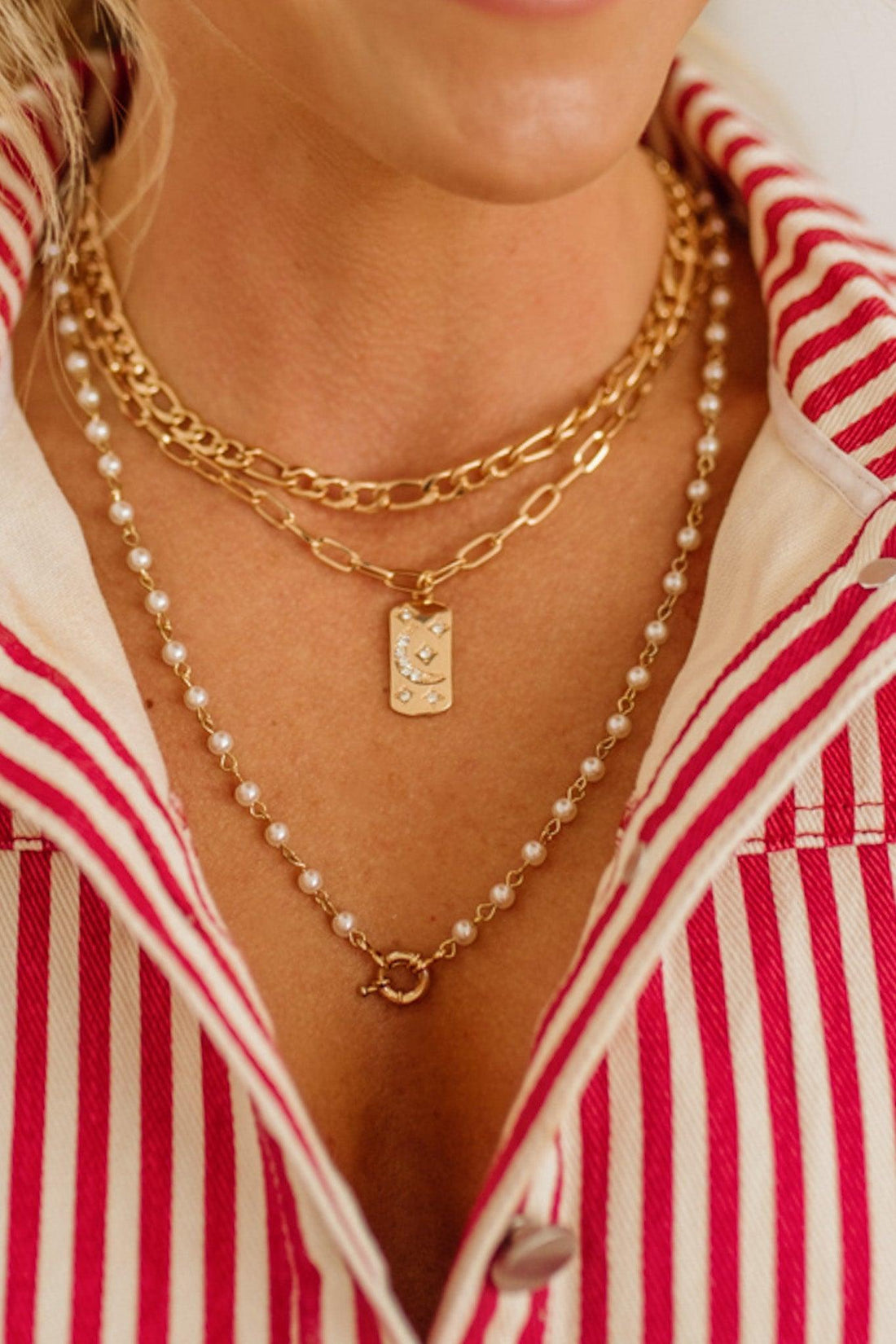 Triple Layered Necklaces