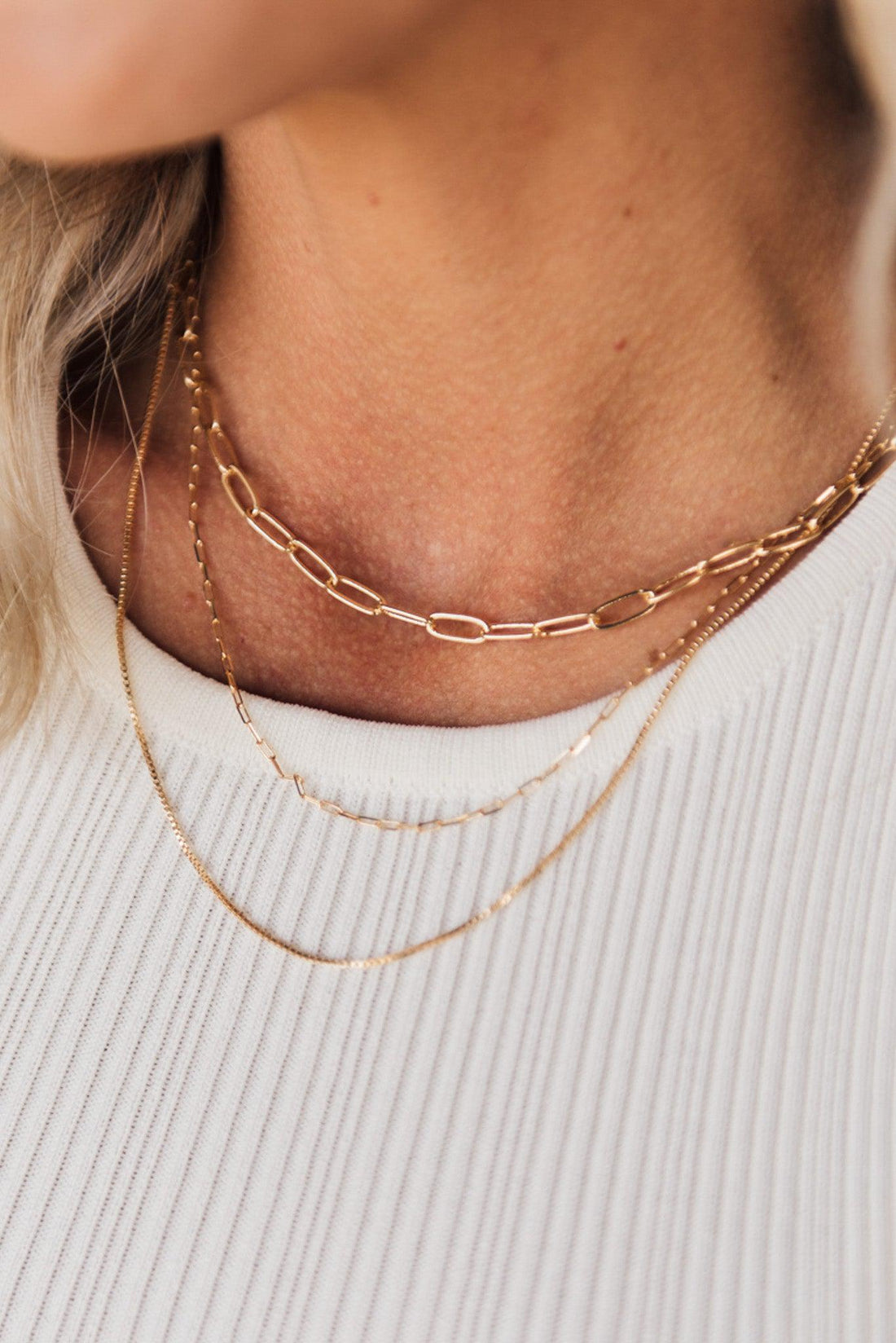 Triple Strand Necklace