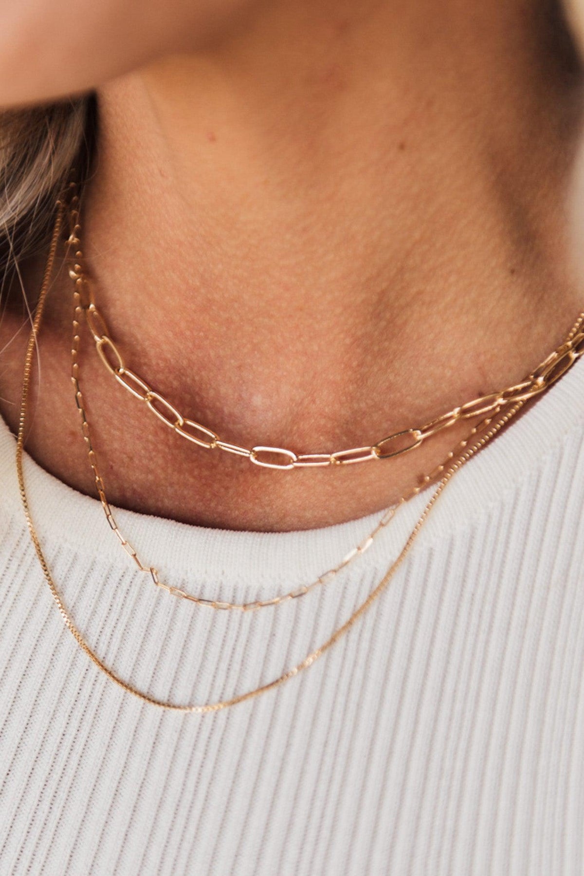 Triple Strand Necklace