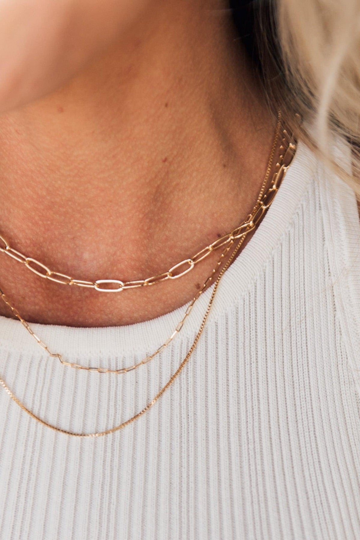 Triple Strand Necklace