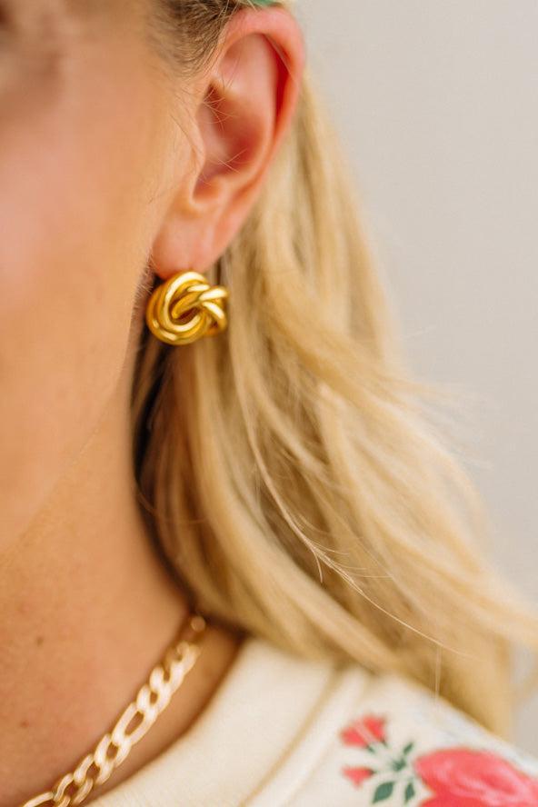 Twisted Knot Earrings
