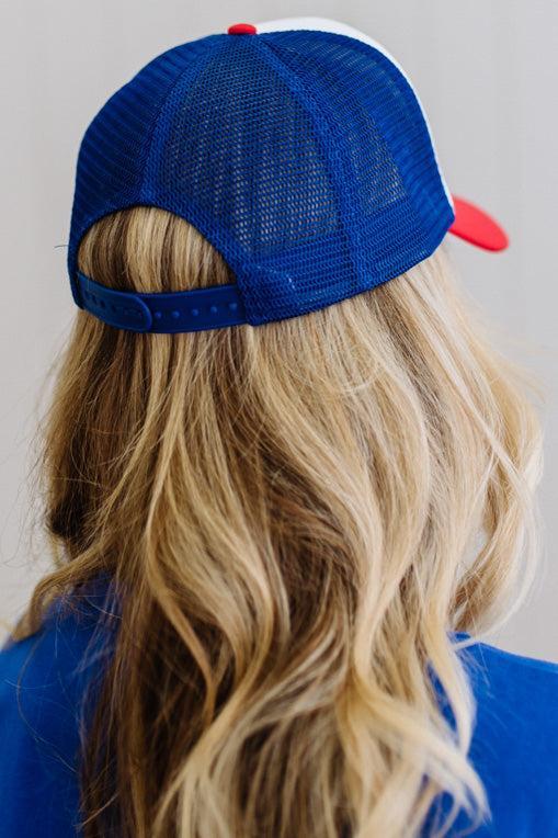 USA Patched Mesh Trucker Hat