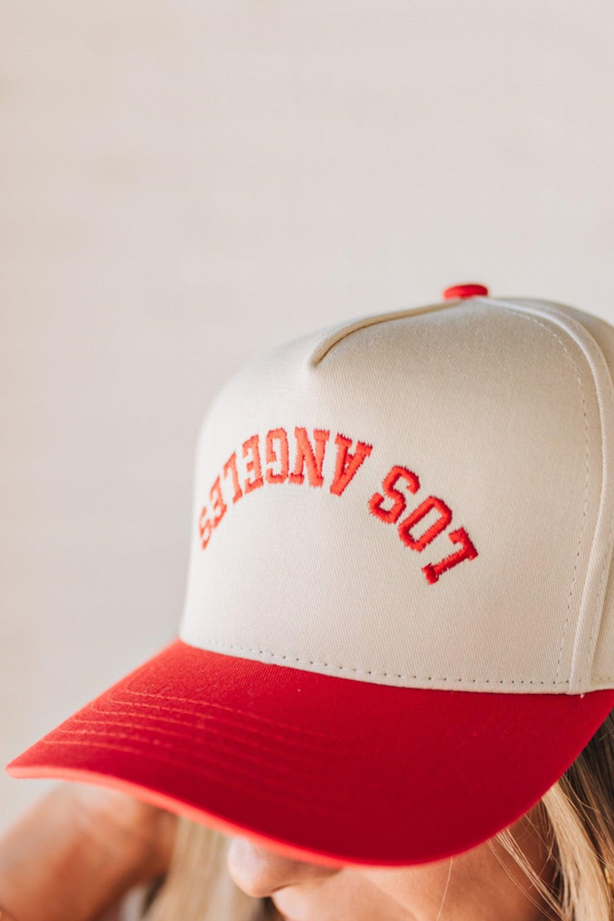 Upside Down Los Angeles Trucker Hat