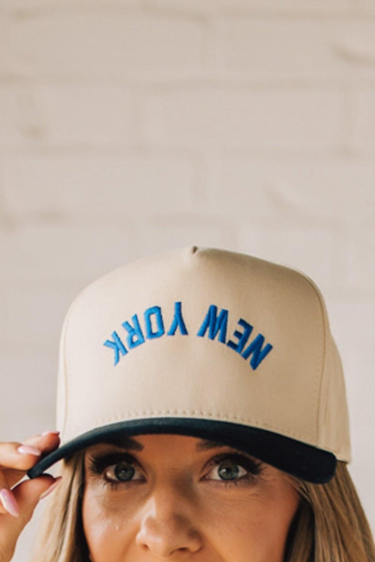 Upside Down New York Trucker Hat