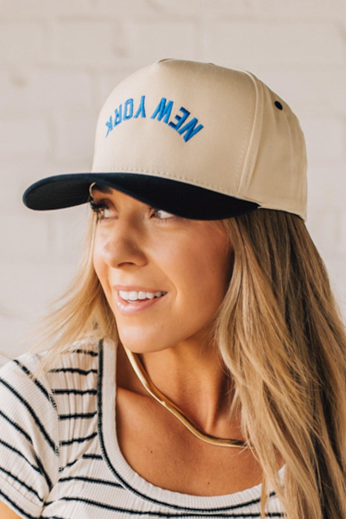 Upside Down New York Trucker Hat