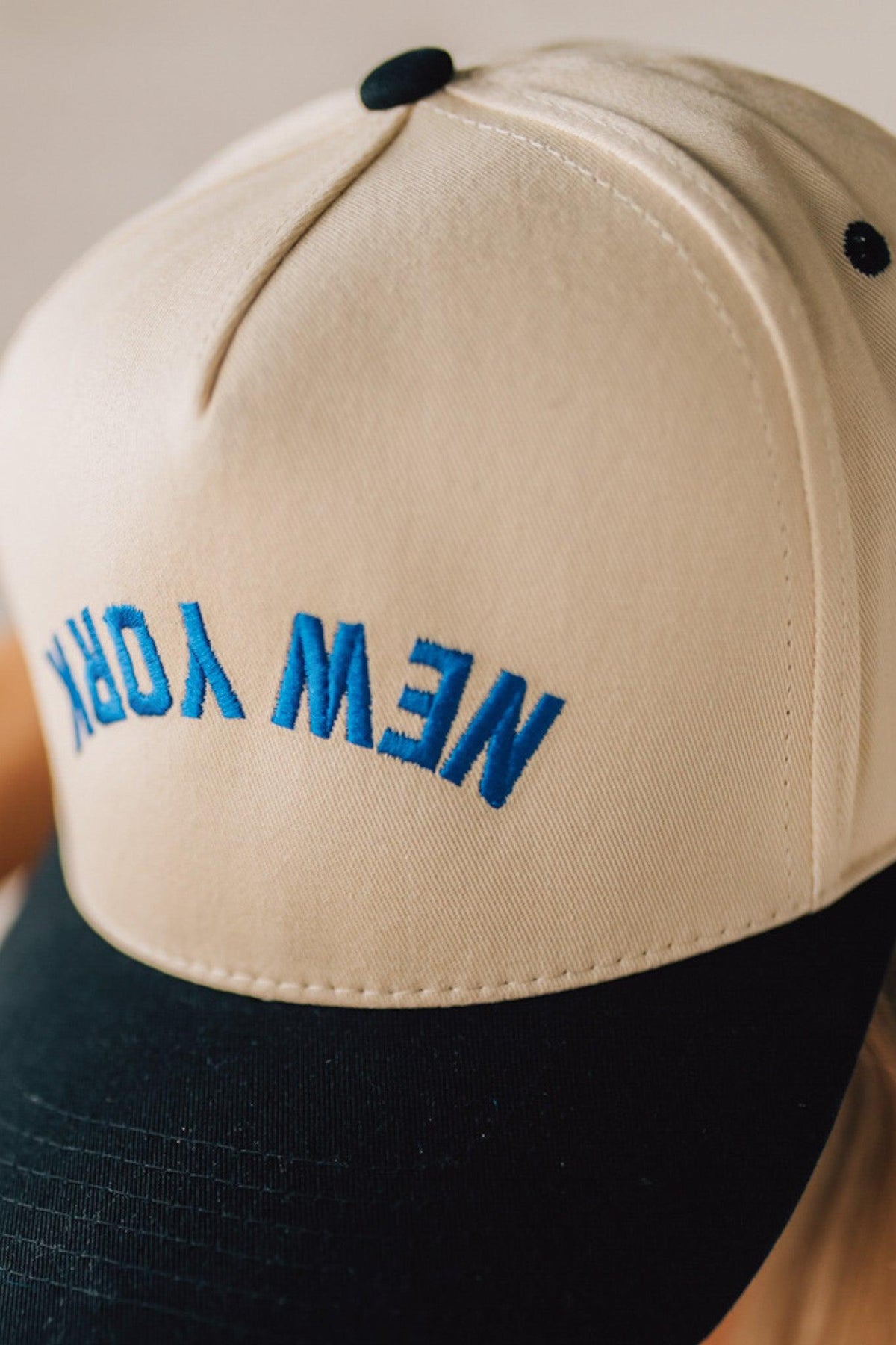 Upside Down New York Trucker Hat