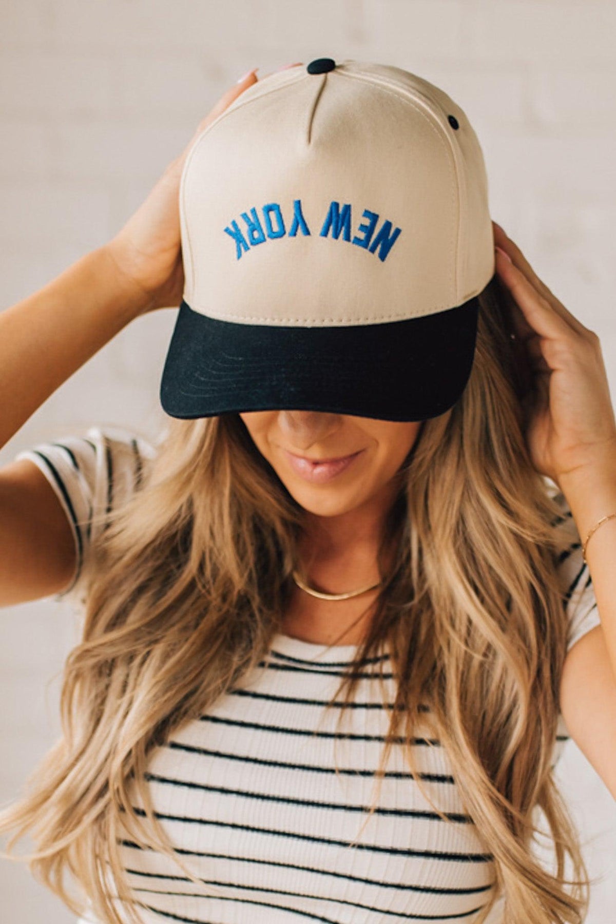 Upside Down New York Trucker Hat