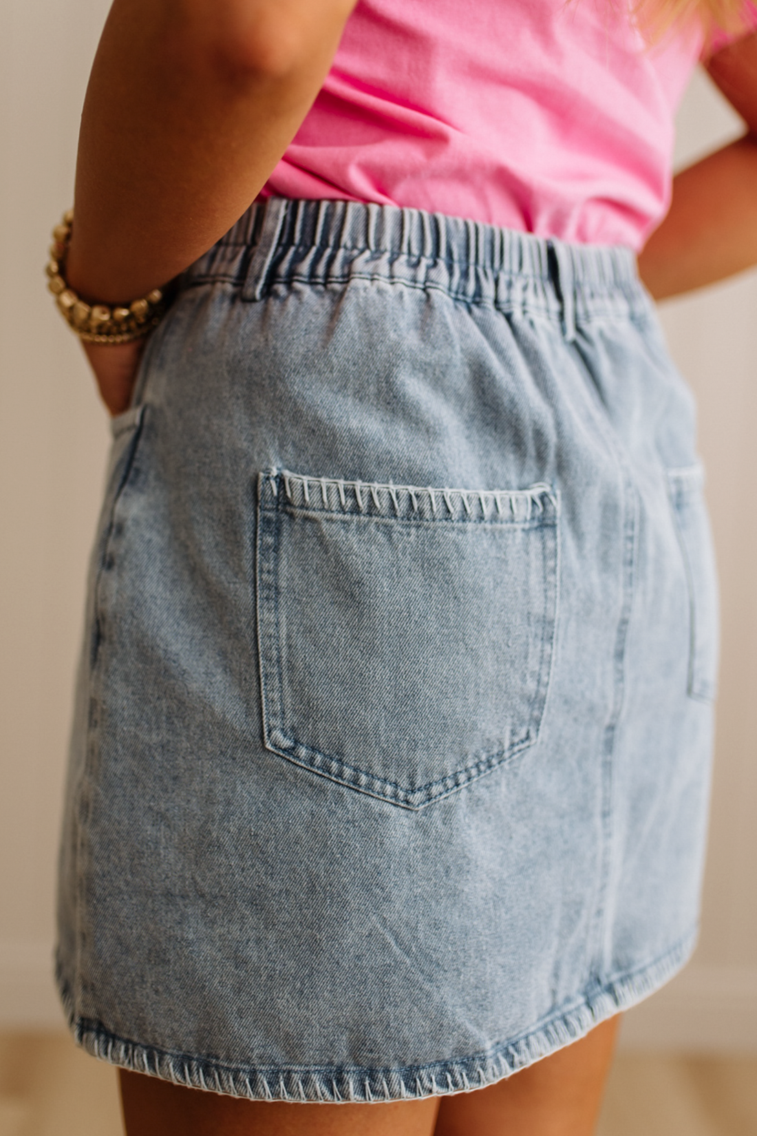 Willa Stitch Detail Skort