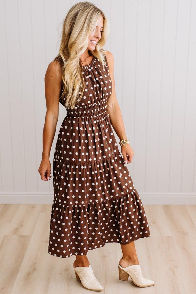 Willow Polka Dot Midi Dress