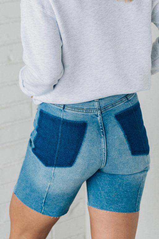 Willow Scissor Cut Bermuda Shorts - CELLO