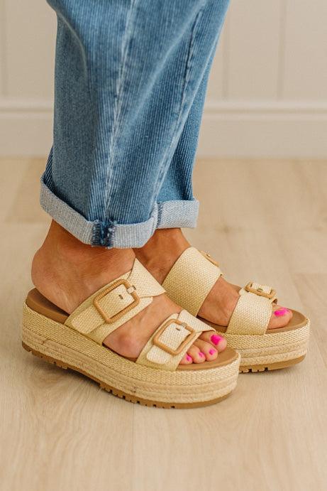 Zoie Double Buckle Platform Sandals