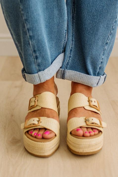 Zoie Double Buckle Platform Sandals
